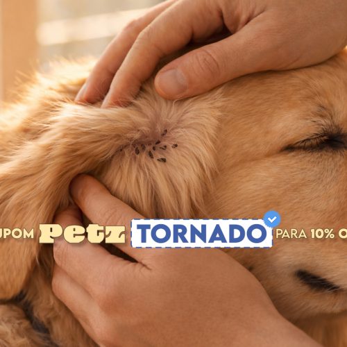 Antipulgas e vermífugos com Desconto é cupom TORNADO na Petz.