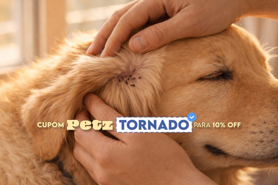 Antipulgas e vermífugos com Desconto é cupom TORNADO na Petz.